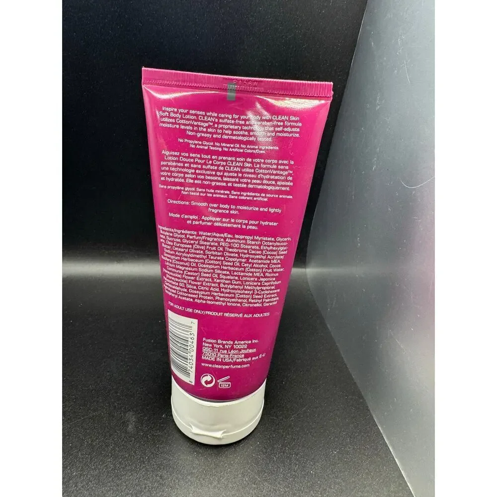 NWT FULL SIZE Clean Body Lotion Scent Skin